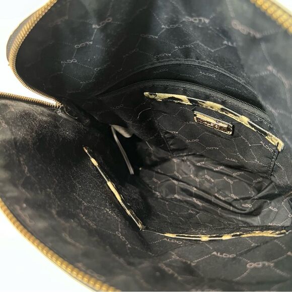 Aldo Cuveth Medium Size Leopard Print Backpack Purse - Picture 9 of 16